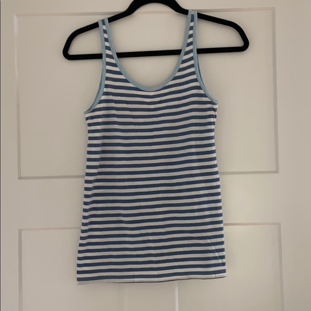 Backless Lulu’s Striped Tank - Picture 3 of 7